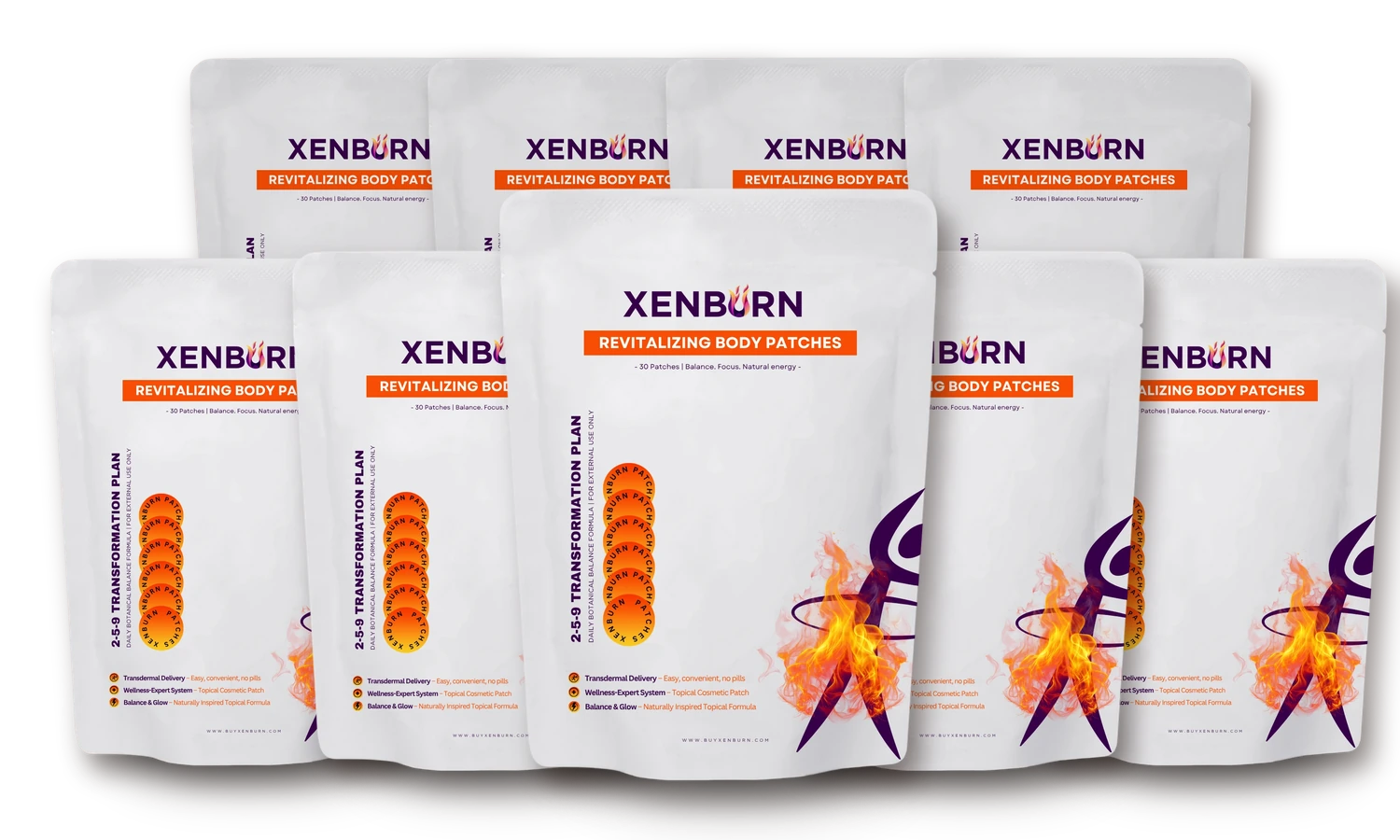 Nine XenBurn pouches