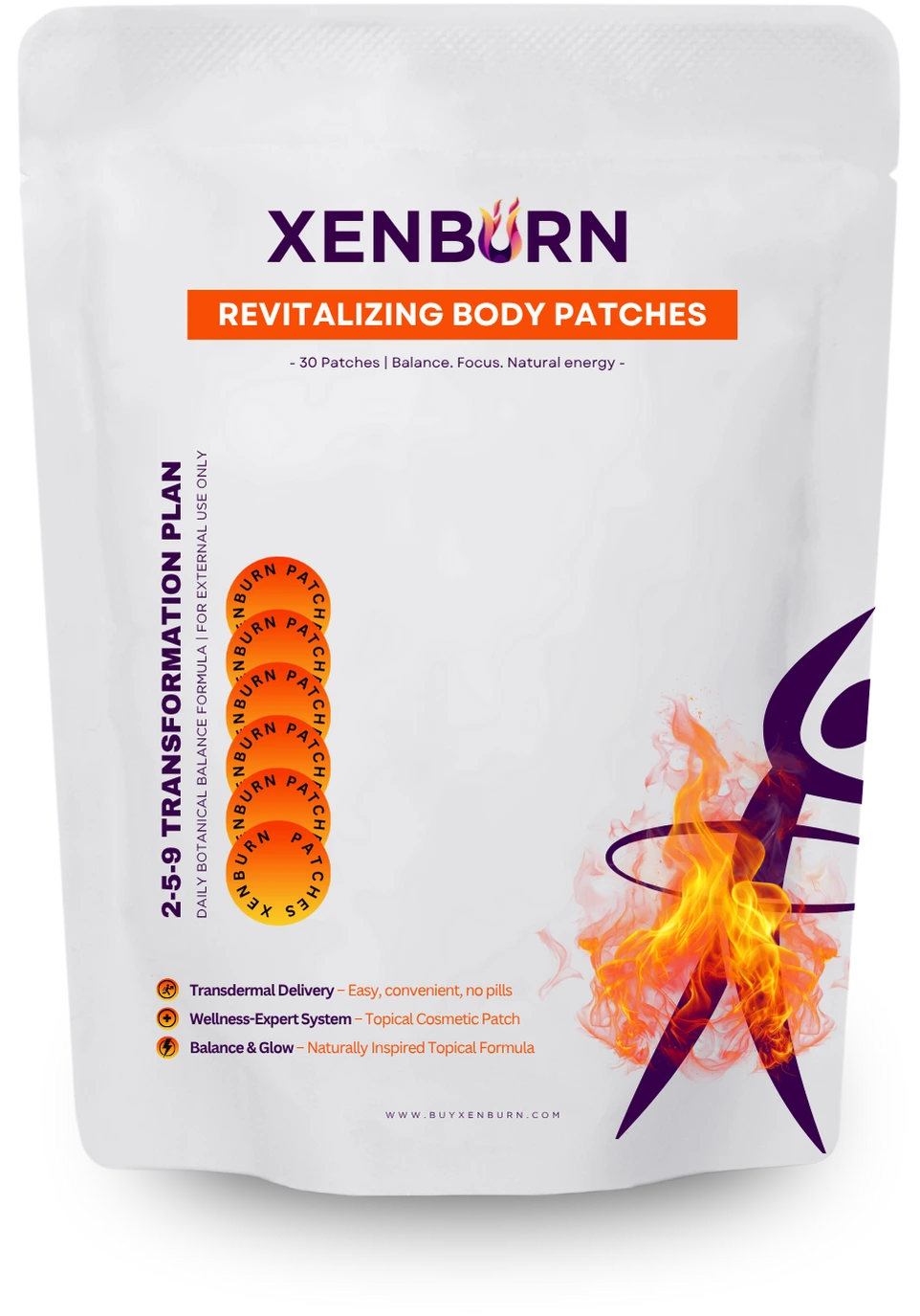 XenBurn patch pouch